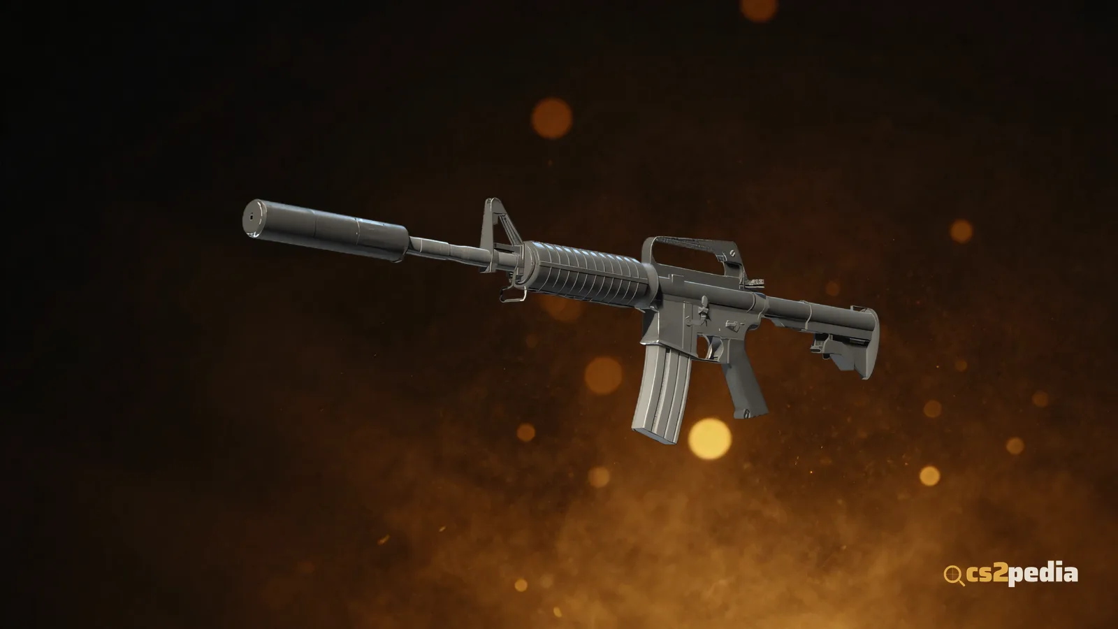 M4A1-S — branded showcase render